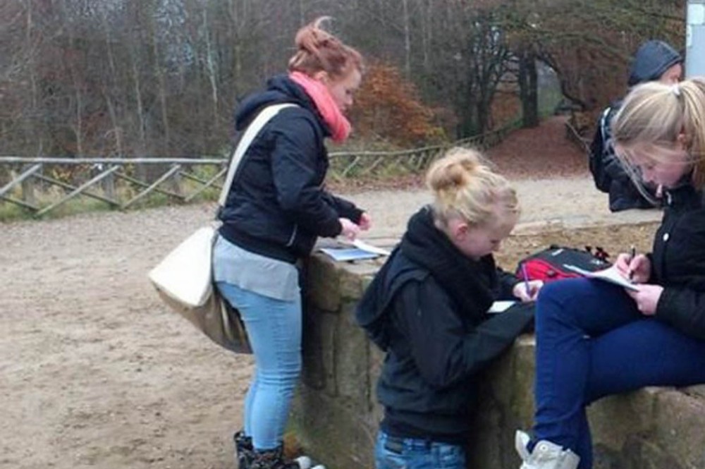 Med Blicher på Himmelbjerget Med Blicher på Himmelbjerget